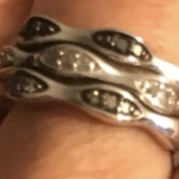 SAVVY CIE JEWELS STERLING SILVER + DIAMOND… - Picture 2 of 15